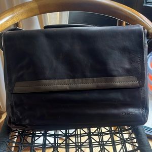 Strellson Brown Leather Strap Bag